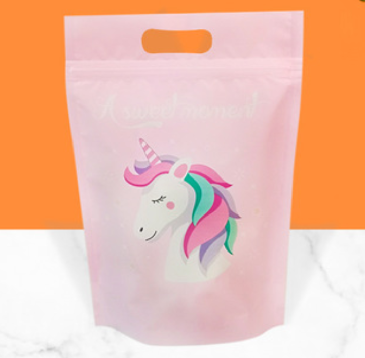 50 PCs Ziplock Plastics Bag (Unicorn) for Kenduri / Wedding / Birthday ...