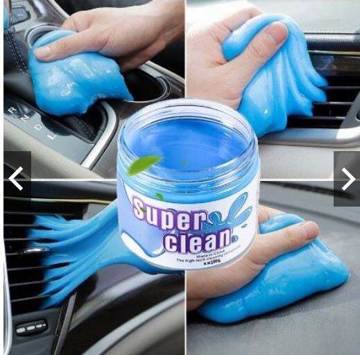 HB1 Car Cleaning Glue Slime Cup Holders Sticky Jelly Gel Compound Dust