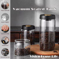 Vision 500/900/1200/1800Ml กาแฟสุญญากาศถั่วกระป๋องจัดเก็บอพยพผงกาแฟกระป๋องอาหารปิดผนึกขวดปิดสนิทสกัดอากาศกล่องเก็บสินค้า