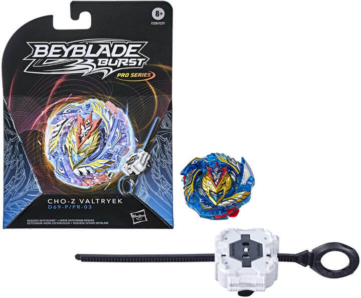 Beyblade Burst Pro Series Cho Z Valtryek Spinning Top Starter Pack Attack Type Battling Game 8394