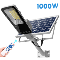 Solar lights 300W ไฟโซล่า ไฟสปอตไลท์ กันน้ำ ไฟ Solar Cell ใช้พลังงานแสงอาทิตย์ โซลาเซลล์ ไฟถนนเซล ไฟกันน้ำกลางแจ้ง200W 100W