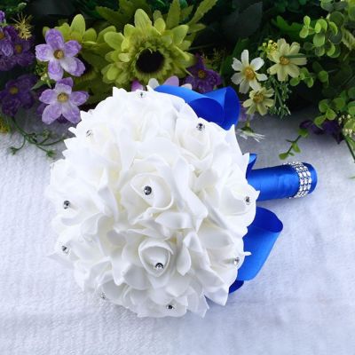 【CC】 New In Bridesmaid Wedding Bouquet Bridal Artificial home decor for living room Garden decoration