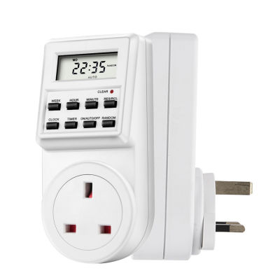 Electronic Digital Switch 24 Hour Cyclic EU UK AU US BR FR Plug Kitchen Timer Outlet Programmable Timing Socket