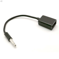 Cjing 3.5MM MALE AUX Audio PLUG JACK ไปยัง USB 2.0 FEMALE CONVERTER CABLE Cable Car MP3