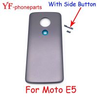 Best Quality For Motorola Moto E5 Back Battery Cover With Side Button Housing Case Repair Parts