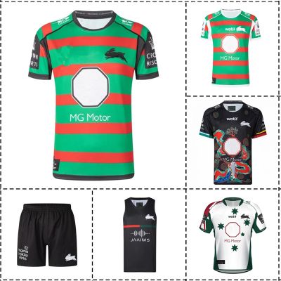 Singlet Indigenous Shorts / Size:S-5XL Home Away /  / [hot]2022 Sydney / / Rabbitohs South Mens  Jersey Rugby  - Anzac