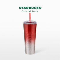 Starbucks Gradient Red Kaleidoscope Cold Cup 24oz. ทัมเบลอร์สตาร์บัคส์พลาสติก ขนาด 24ออนซ์ A9001176