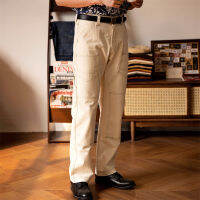 Red Tornado Derrickman Chinos Vintage Workwear Style กางเกงรถจักรยานยนต์สองเข่า