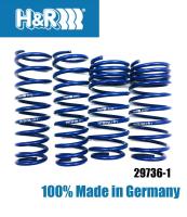 H&amp;R สปริงโหลด (lowering spring) HONDA Civic (ท้ายมน)/ (ตาโต) เตี้ยลง หน้า 35 หลัง 35 มิล