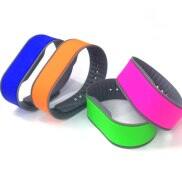 125Khz EM4100 Chỉ Đọc RFID Vòng Cổ Tay Silicone 18000-2 Giao Thức