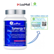 Viên uống Synergy B B-Complex With L-Theanine Canprev 60 Viên