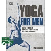 ส่งฟรี ! หนังสือภาษาอังกฤษ YOGA FOR MEN: BUILD STRENGTH, IMPROVE PERFORMANCE, INCREASE FLEXIBILITY