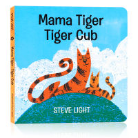 Tiger mother tiger baby tiger Mama tiger cub English original picture book cant tear the cardboard book childrens English Enlightenment cognition picture book warm parent-child reading books genuine books