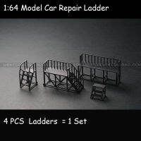 Diorama Ladder 164รวมเครื่องมือบำรุงรักษาอุปกรณ์แสดงผลเครื่องมือ4 PCS