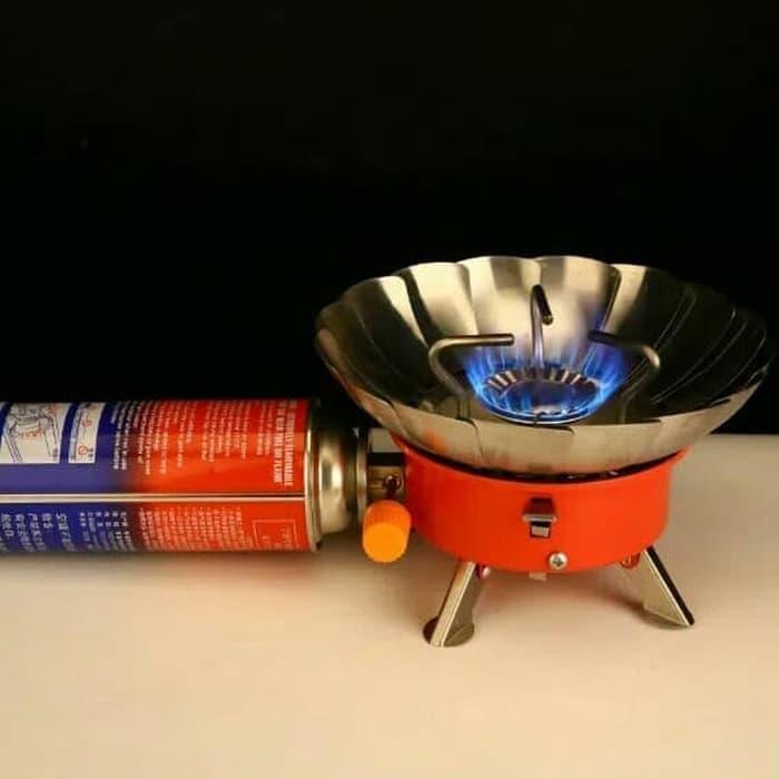 kovarเตาแก๊สแค้มปิ้ง-เจาแก๊สพกพา-รุ่นล่าสุดมีบังใบต้านแรงลมwindproof-camping-stove-k-203