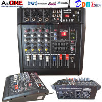 A-ONE เพาเวอร์มิกเซอร์แอมป์ Power mixer เครื่องขยายเสียง PMX-402D USB ( 4 channel )