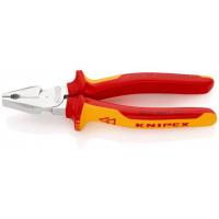 คีมปากจิ้งจก KNIPEX NO.02 06 180 High Leverage Combination Pliers (180mm.) Factory Gear By Gear Garage