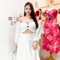 Plus size เดรสสาวอวบ รุ่นเอลลี่ (P65)