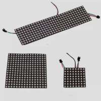 WS2812B RGB Flexible 16x16 Pixel Panel Matrix Screen ECO Led Module WS2812 IC Individually Addressable DC5V