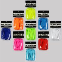 Suitable for high-end 6mm semi-circular running shoe laces original mens and womens basketball laces RD authentic black and white gray red