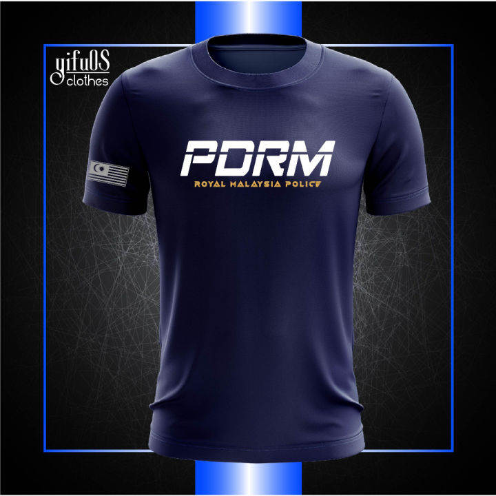 2023 Baju PDRM Royal T Shirt Police Malaysia Frontline TShirt ...