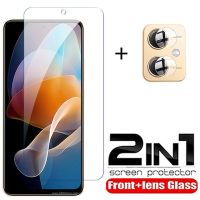 2in 12R Xiaomi Redmi Note 1กระจกนิรภัยสำหรับ12RPro 12 R Pro Redmi Note 12R 5G ปกป้องหน้าจอเลนส์กล้องถ่ายรูปฟิล์มป้องกัน