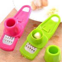 1PCS Garlic Crusher Press Multi-Functional Manual Ginger Garlic Grinding Grater Cutter Garlic Peeler Kitchen Accessories Tools