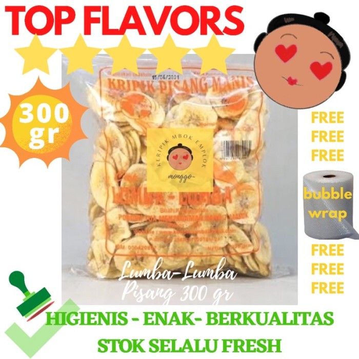 Keripik Lumba Lumba Pisang Kepok Manis 300 Gr Lazada Indonesia