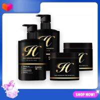 HISO Keratin ไฮโซเคราติน แชมพู +ทรีทเม้นท์ 2 ตัว  (แพ็คคู่) 2 ชุด