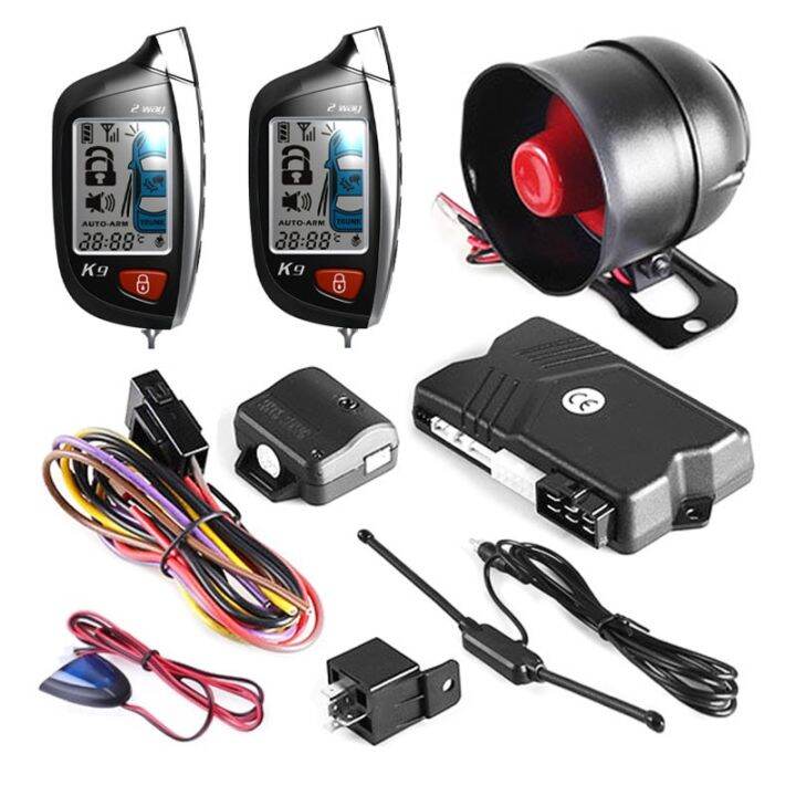 Engine Start TwoWay Car Alarm With Remote Starter 3000M Security