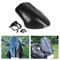 อุปกรณ์มอเตอร์ไซค์กระจกกระจกปกลม Visor โล่ D Eflector สำหรับ Ducati Diavel 1260วินาที1260วินาที2019 2020 2021 2022