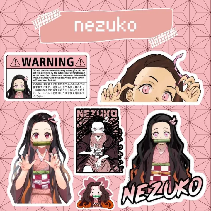 Anime Stickers』Kamado Nezuko | Demon Slayer Kimetsu no Yaiba Anime Vinyl Waterproof  Sticker | Lazada PH