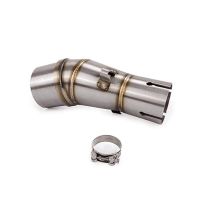 Motorcycle Parts Modification Exhaust Pipe Stainless Steel Middle Section Connecting Pipe Adapter for Z250 08-15ninja300 13-16