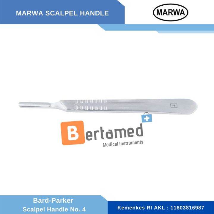 Bard-Parker Scalpel Handle No 4 / Gagang Bisturi No 4 | Lazada Indonesia