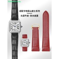 Suitable For WSSA0010 Santos Quick Release Cowhide Watch Strap Men Women 21Mm 0228