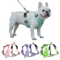 【LZ】 Large Dog Harness Vest Breathable Pet Chest Strap Labrador Husky Collar For Medium Big Dogs Traction Supplies French Bulldog Pug