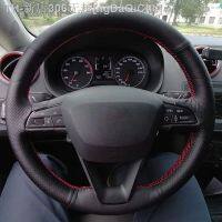 【CW】┋❈  Car Steering Cover Anti-Slip Artificial Leather Braid 5F Mk3 2013-2019 6J Tarraco Arona Ateca Alhambra