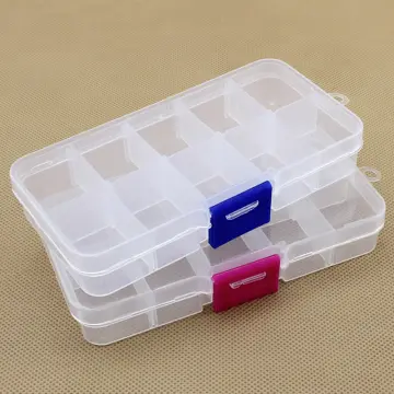 Storage Bins 1pc Transparent Component Screw Storage Box Jewelry Display  Practical Tool Box Plastic Container Tool Box Screw Sewing Box