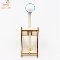 PCWFKEF ไม้ catapult รุ่น Kit DIY Trebuchet การศึกษาวิทยาศาสตร์ประกอบของเล่น