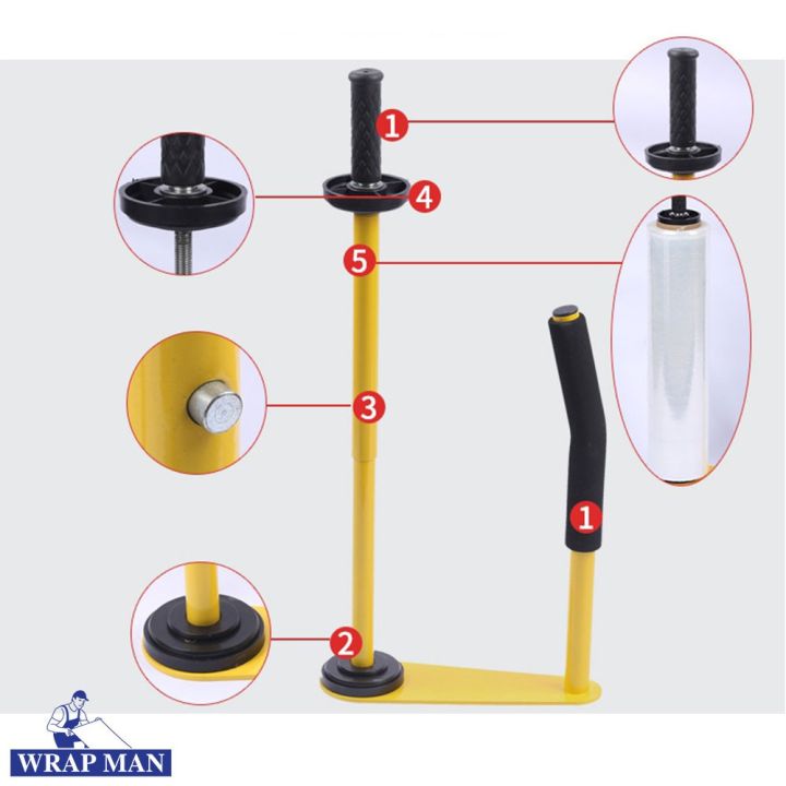เครื่องพันฟิล์มยืด-ด้ามจับพันฟิล์มยืด-หมุนฟิล์มยืด-ฟิล์มยืดพันพาเลท-เครื่องแพ็คของ-เครื่องแพ็คสินค้า