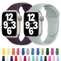 สายซิลิโคนสำหรับ Apple Watch Band 45mm 44mm 49mm 41mm 40mm 42mm 38mm 44 45 mm สร้อยข้อมือ iwatch Ultra series 7 se 3 4 5 6 8 band-Yeors