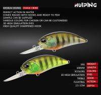 16 กรัม 100 มิลลิเมตร crankbait รอกตกปลาล่อพลาสติกแข็งเหยื่อ