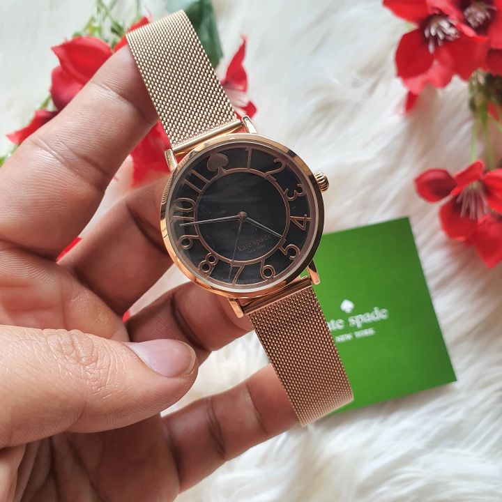 Kate spade rose gold on sale watch