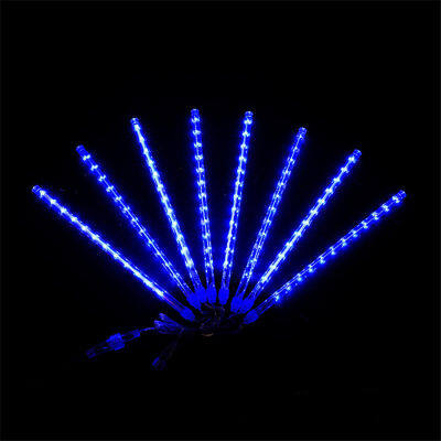 LED Meteor Shower Garden Lights Waterproof Falling Raindrop Fairy String Lights for Christmas Holiday Party Patio Decor 3050CM