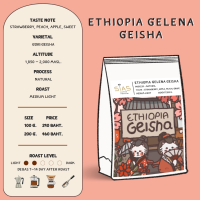 เมล็ดกาแฟคั่ว Ethiopia Gelena Geisha  By Sias Koffee Roaster