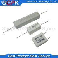 10pcs 5W 10W BPR56 Cement resistance 0.1 10k ohm 0.33R 1R 10R 100R 0.22 0.33 1 10 100 1K 10K ohm Cement resistor igmopnrq