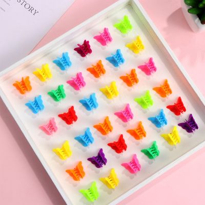 【cw】 20PcsColor MiniHairClaw Barrettes Mixed ColorJaw Clip Hairpin Hair AccessoriesWomen Girls 【hot】