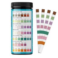 Spa Test Strips Spa And Pool Strips For Salt Water 100 Strips Pool And Spa Test For PH Water Hardness Test Kit For Hot Tub Inspection Tools