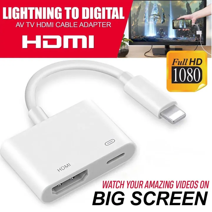 iPhone Lightning to HDMI / Lightning Digital AV Adapter Lightning to