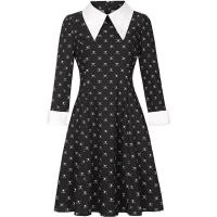 【YF】 Halloween Addams Family costume Funny dress On Wednesdays We Wear Black Wednesday party